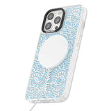 Light Blue Pattern Memphis Retro Pattern Design