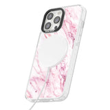 White & Pink Onyx Marble Texture