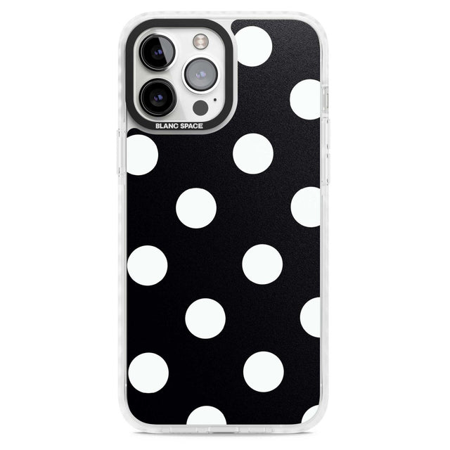 Chic Black Polka Dot