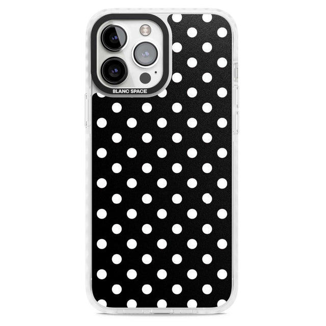 Designer Chic Black Polka Dot