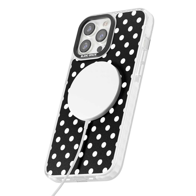 Designer Chic Black Polka Dot