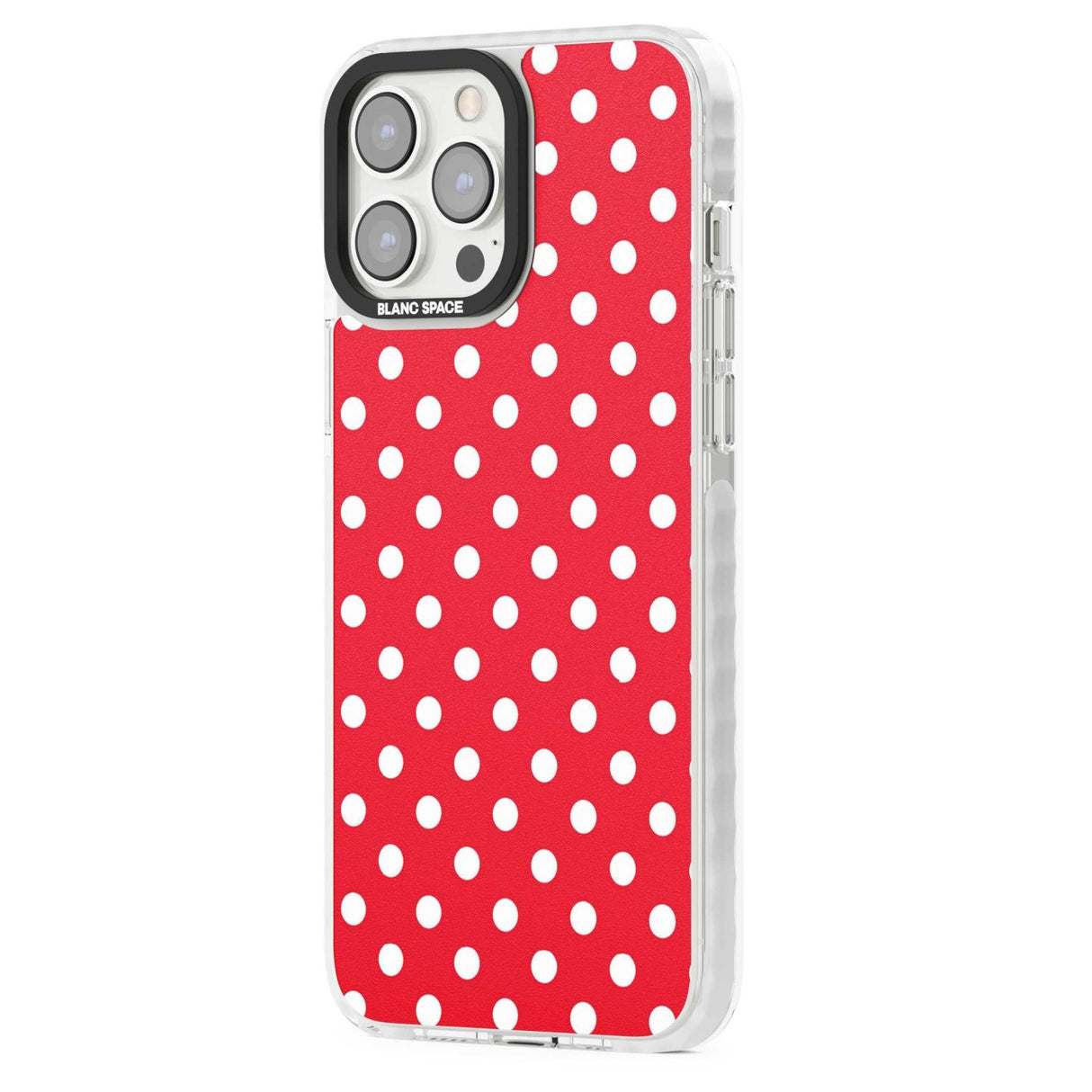 Designer Lava Red Polka Dot