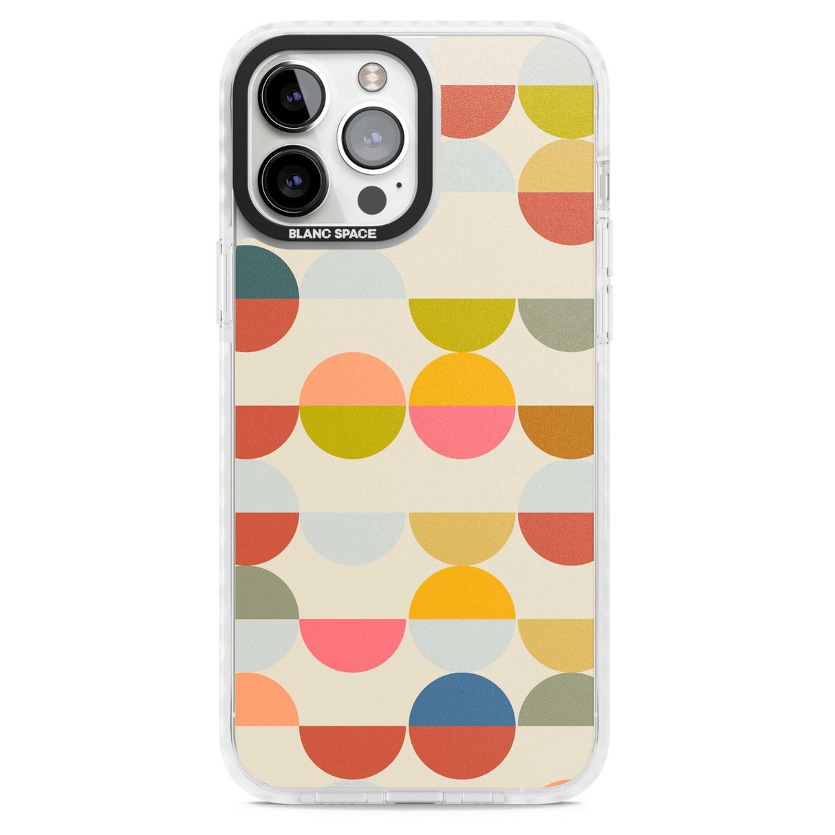 Abstract Retro Shapes: Colourful Circles