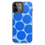 Abstract Retro Shapes: Blue Dots