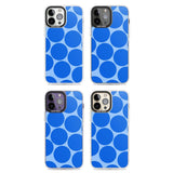 Abstract Retro Shapes: Blue Dots