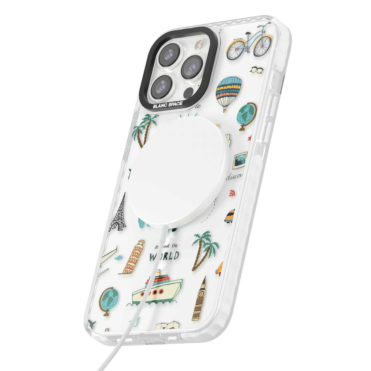 Cute Travel Pattern Transparent