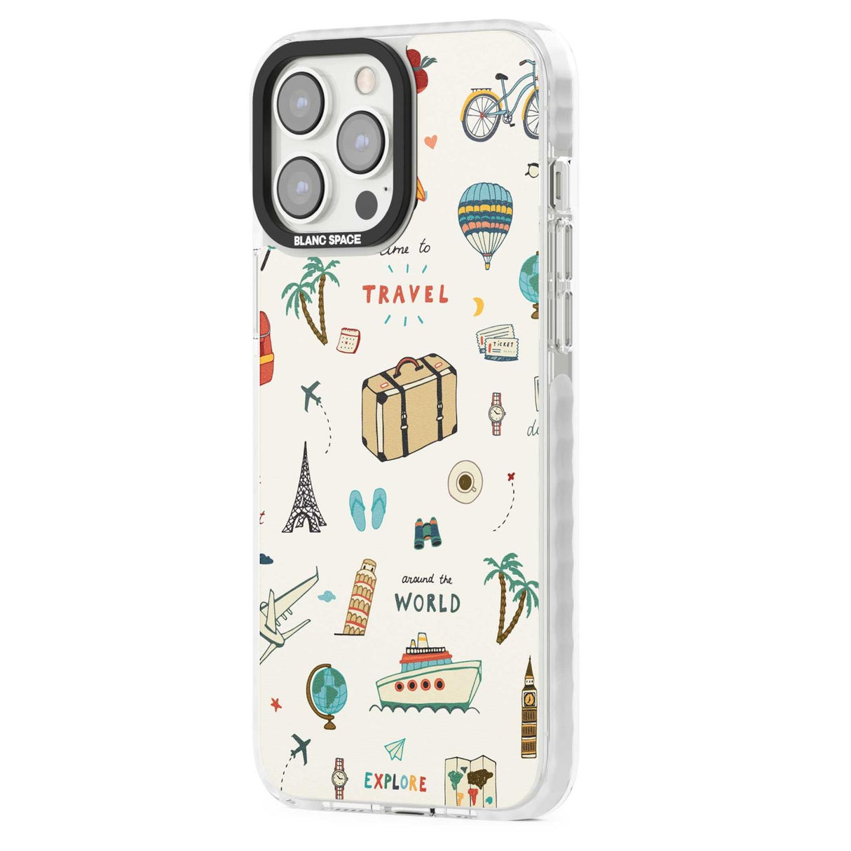 Cute Travel Pattern Cream