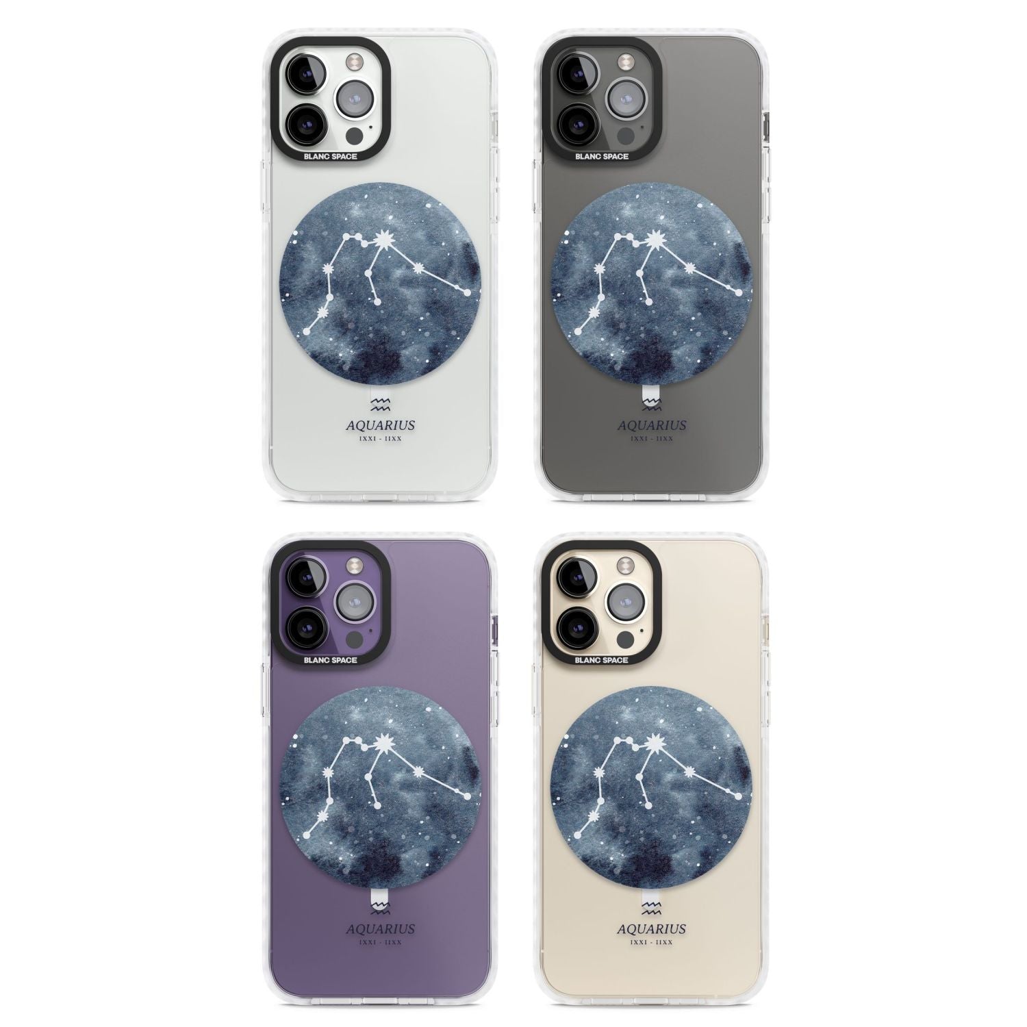 Aquarius Zodiac Blue
