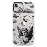 Celestial Cherub Clear Impact Phone Case for iPhone 13, iPhone 14, iPhone 15