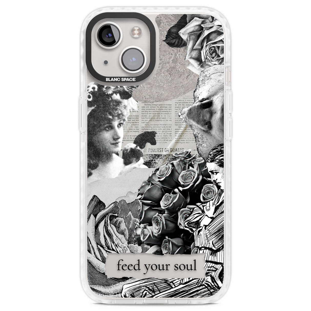 Feed Your Soul Clear Impact Phone Case for iPhone 13, iPhone 14, iPhone 15