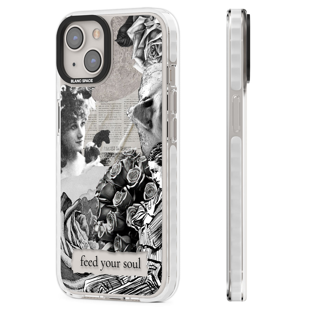 Feed Your Soul Clear Impact Phone Case for iPhone 13, iPhone 14, iPhone 15