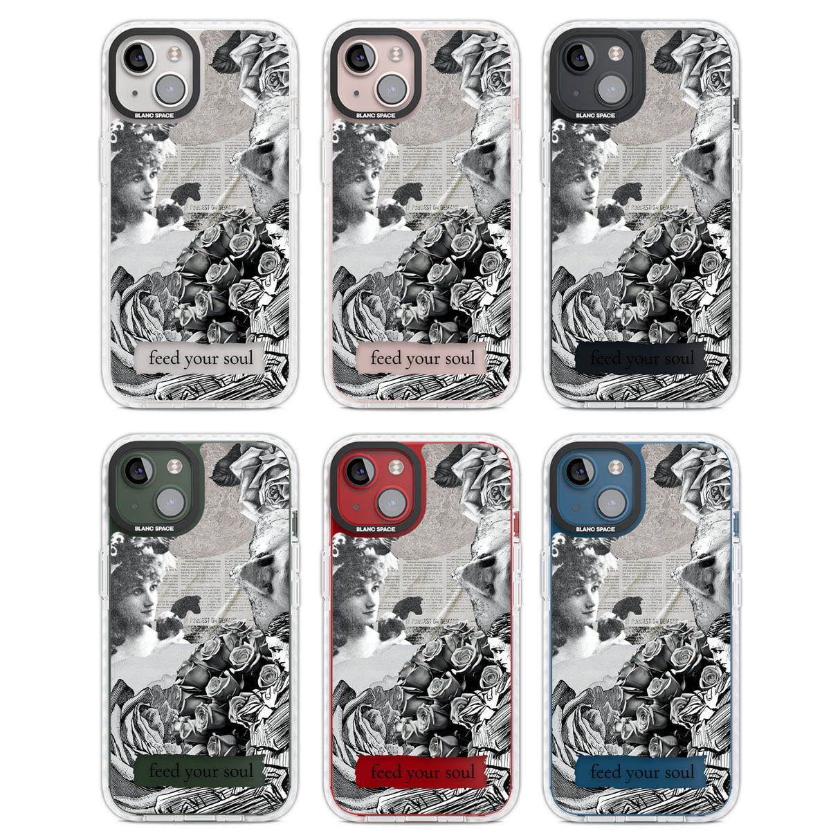 Feed Your Soul Clear Impact Phone Case for iPhone 13, iPhone 14, iPhone 15