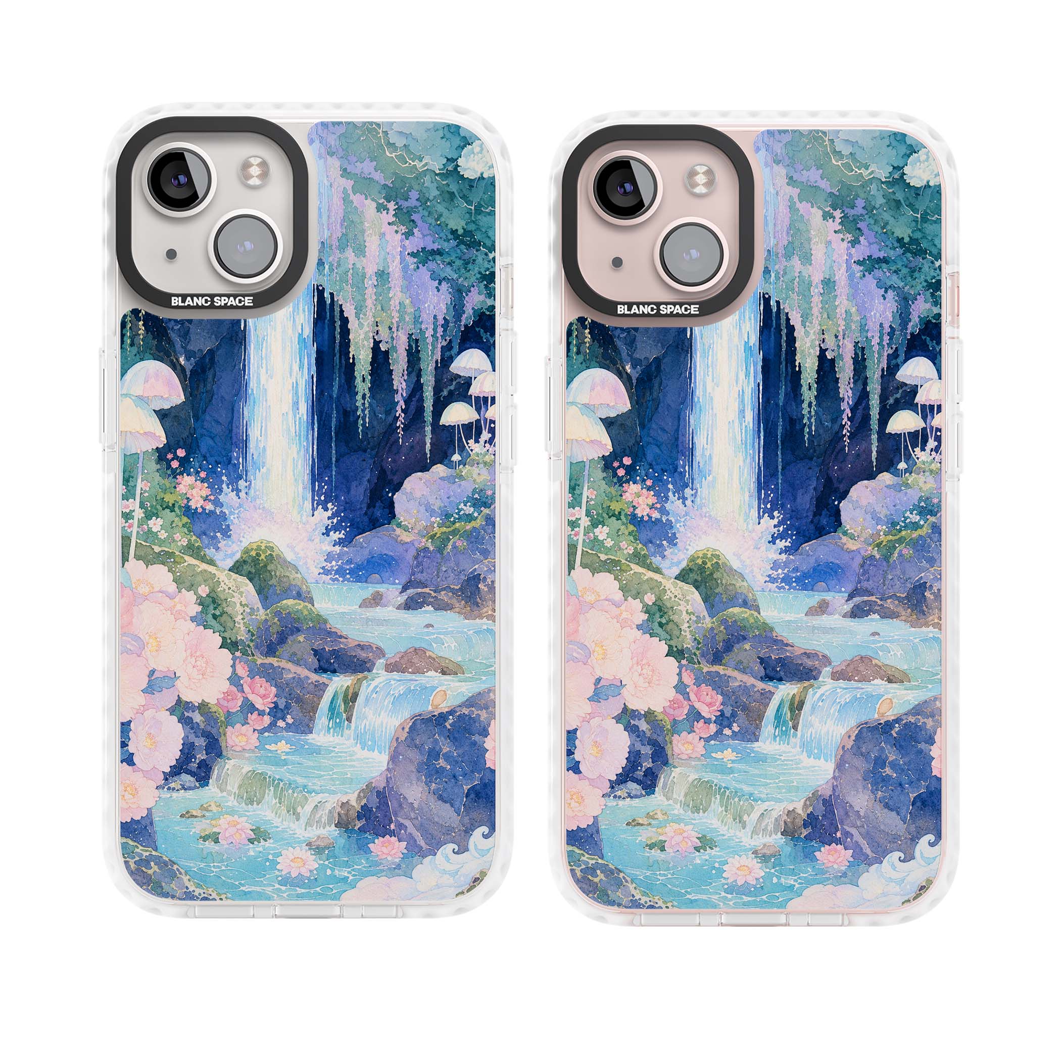 Mystic Waterfall art iPhone case | Clear Impact case for iPhone 13, iPhone 14, iPhone 15
