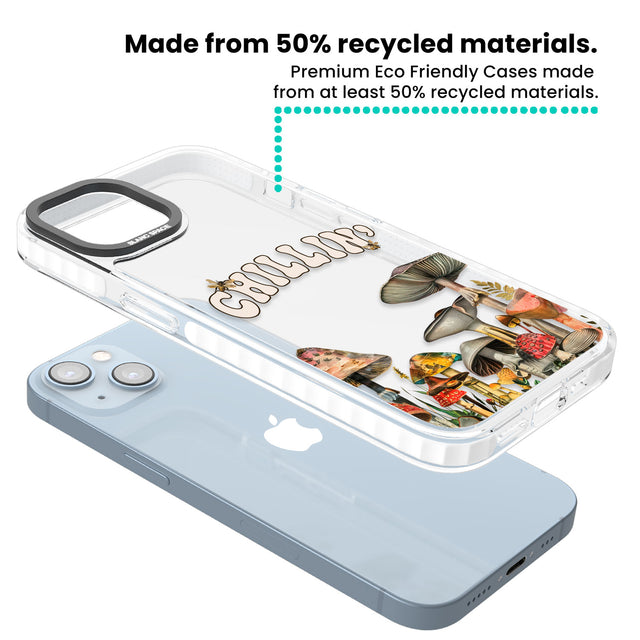 Chillin' Clear Impact Phone Case for iPhone 13, iPhone 14, iPhone 15