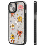 Daisies & Friends Black Impact Phone Case for iPhone 13, iPhone 14, iPhone 15