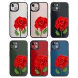 Melting Rose Black Impact Phone Case for iPhone 13, iPhone 14, iPhone 15