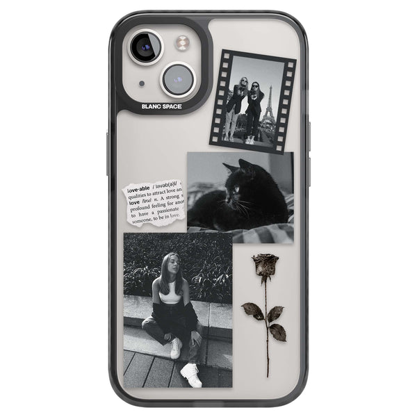 Personalised Black & White Scrapbook Photos