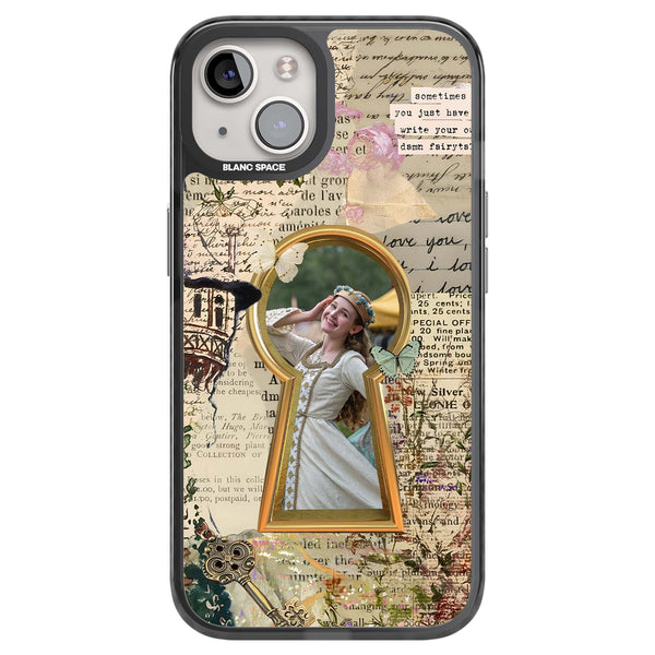 Personalised Bookpage Keyhole Frame
