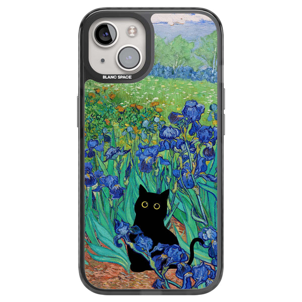 Cat in Van Gogh's Irises