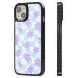 Serene Skies & Flowers Black Impact Phone Case for iPhone 13, iPhone 14, iPhone 15