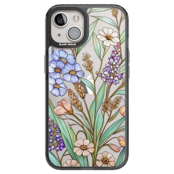 Glass Lavenders & Daisies
