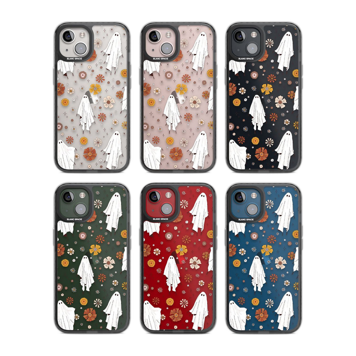 Halloween Skulls and FlowersPhone Case for iPhone 14