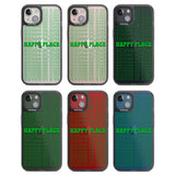 Happy Place (Green) Black Impact Phone Case for iPhone 13, iPhone 14, iPhone 15