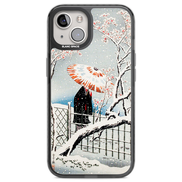Plum Tree In Snow By Hiroaki Takahashi