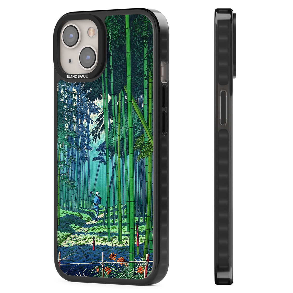 Bamboo Grove of Saga Black Impact Phone Case for iPhone 13, iPhone 14, iPhone 15