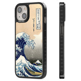 Great Wave Black Impact Phone Case for iPhone 13, iPhone 14, iPhone 15