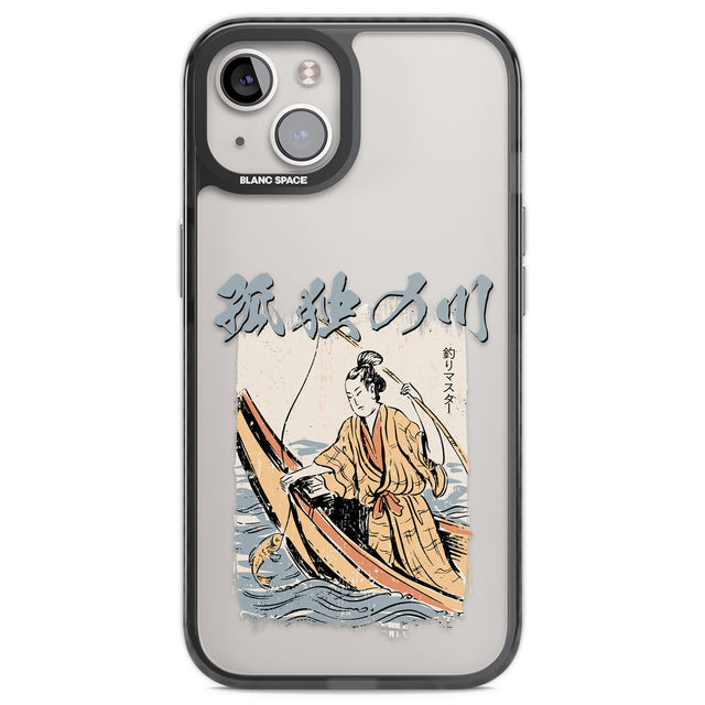 Japanese River Black Impact Phone Case for iPhone 13, iPhone 14, iPhone 15