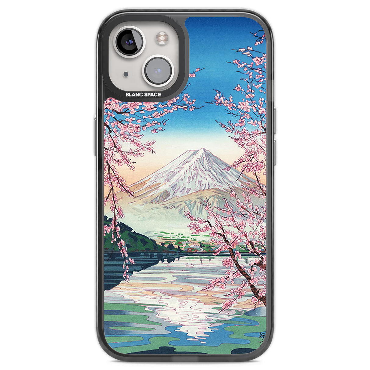 Mt. Fuji from Lake Kawaguchi Black Impact Phone Case for iPhone 13, iPhone 14, iPhone 15