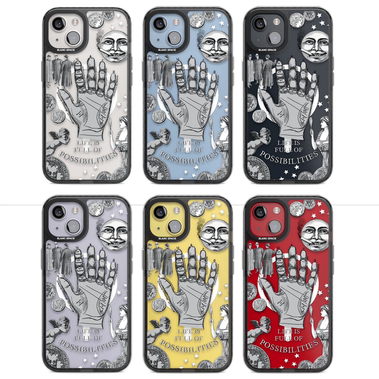 Life is Full of Possibilities Magsafe Black Impact Phone Case for iPhone 13, iPhone 14, iPhone 15