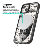 Celestial Cherub Magsafe Black Impact Phone Case for iPhone 13, iPhone 14, iPhone 15