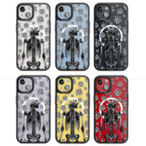 Skeleton Flower Magsafe Black Impact Phone Case for iPhone 13, iPhone 14, iPhone 15