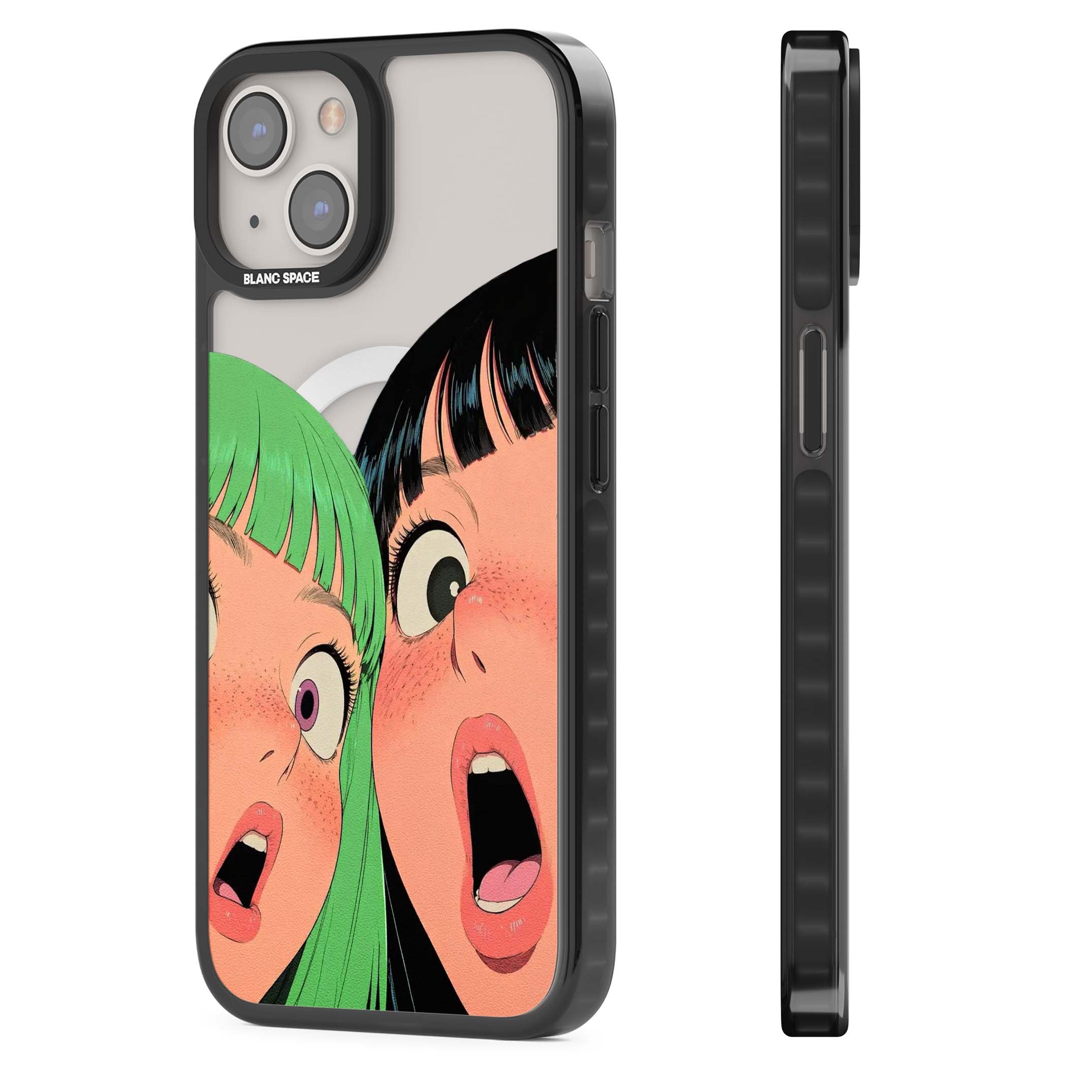 Gasp for her iPhone case | Black Impact Magsafe case for iPhone 13, iPhone 14, iPhone 15