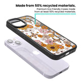 Butterfly & Bloom Autumn Floral Magsafe Black Impact Phone Case for iPhone 13, iPhone 14, iPhone 15