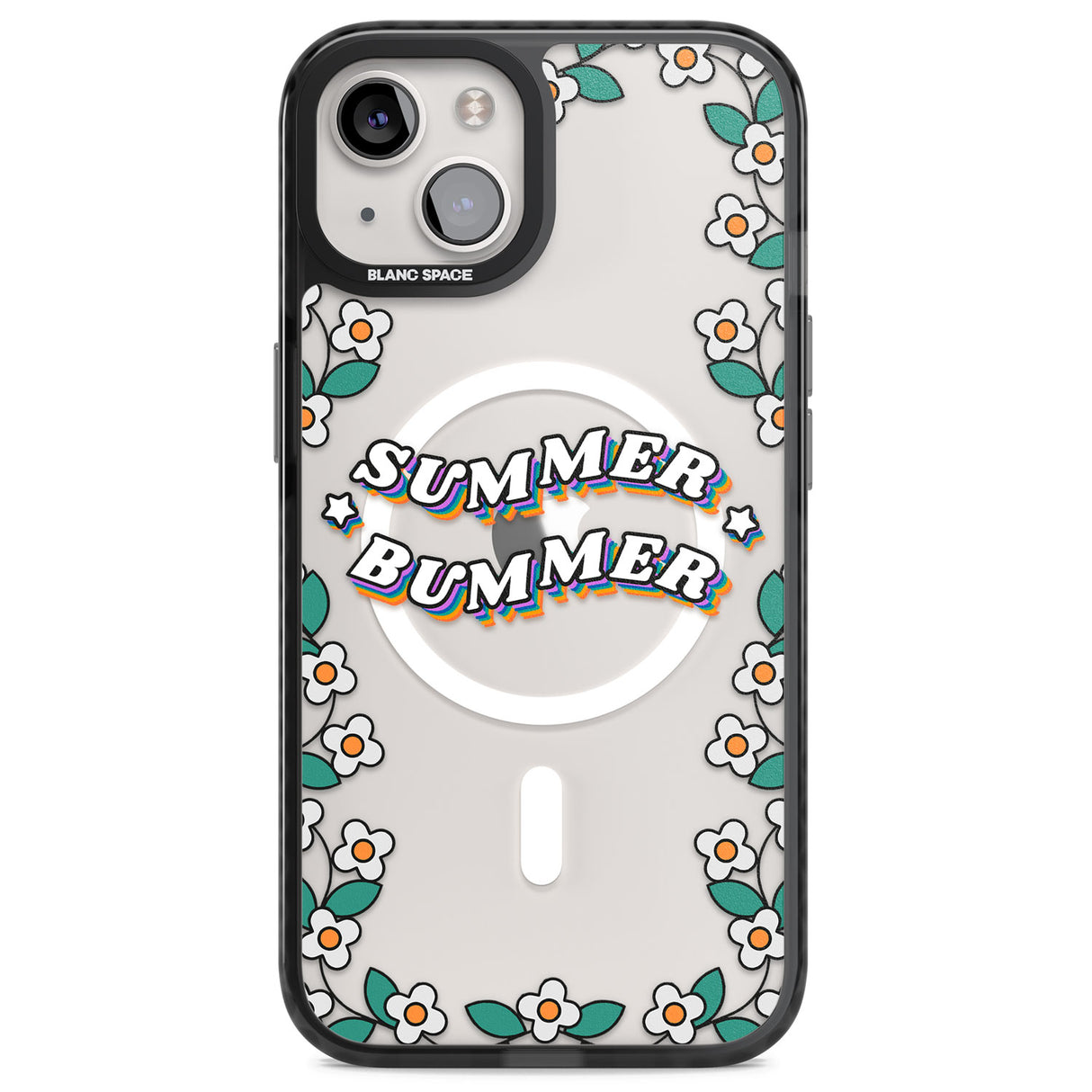 Summer Bummer Magsafe Black Impact Phone Case for iPhone 13, iPhone 14, iPhone 15