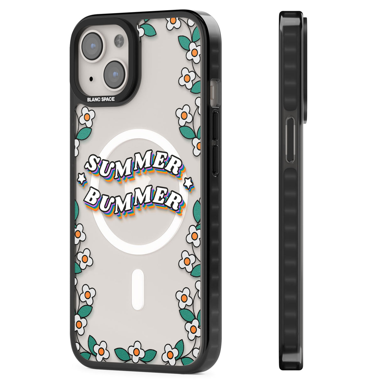 Summer Bummer Magsafe Black Impact Phone Case for iPhone 13, iPhone 14, iPhone 15