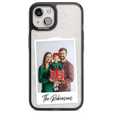 Personalised Snowflake Photo Magsafe Black Impact Phone Case for iPhone 13, iPhone 14, iPhone 15