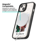 Personalised Snowflake Photo Magsafe Black Impact Phone Case for iPhone 13, iPhone 14, iPhone 15