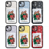 Personalised Snowflake Photo Magsafe Black Impact Phone Case for iPhone 13, iPhone 14, iPhone 15