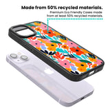 Floral Fiesta Magsafe Black Impact Phone Case for iPhone 13, iPhone 14, iPhone 15