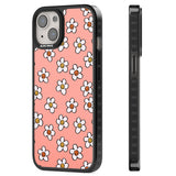 Peachy Daisy Smiles Magsafe Black Impact Phone Case for iPhone 13, iPhone 14, iPhone 15