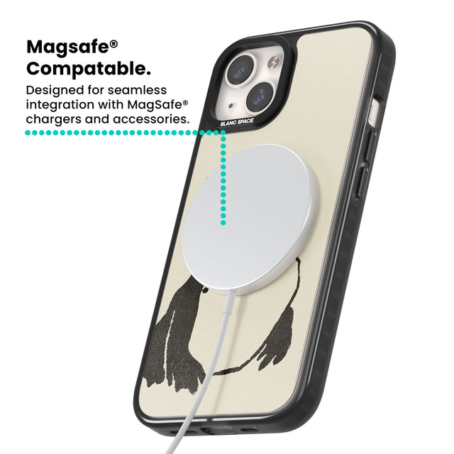 Matsumoto Hoji Frog Magsafe Black Impact Phone Case for iPhone 13, iPhone 14, iPhone 15