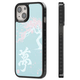 Dreams & Cherry Blossom Magsafe Black Impact Phone Case for iPhone 13, iPhone 14, iPhone 15