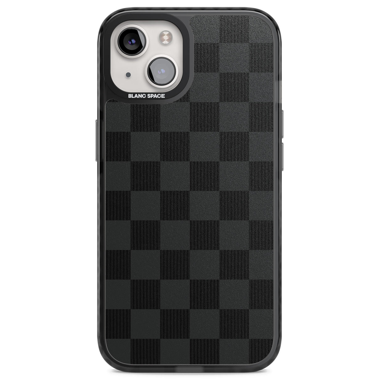 BLACK CHECKERED Magsafe Black Impact Phone Case for iPhone 13, iPhone 14, iPhone 15