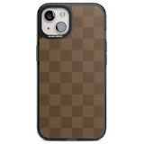 CHOCOLATE CHECKERED Magsafe Black Impact Phone Case for iPhone 13, iPhone 14, iPhone 15