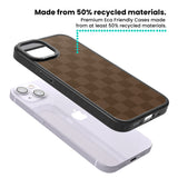 CHOCOLATE CHECKERED Magsafe Black Impact Phone Case for iPhone 13, iPhone 14, iPhone 15