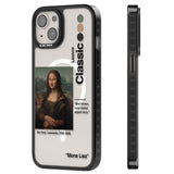 Mona Lisa - Leonardo Da Vinci Magsafe Black Impact Phone Case for iPhone 13, iPhone 14, iPhone 15